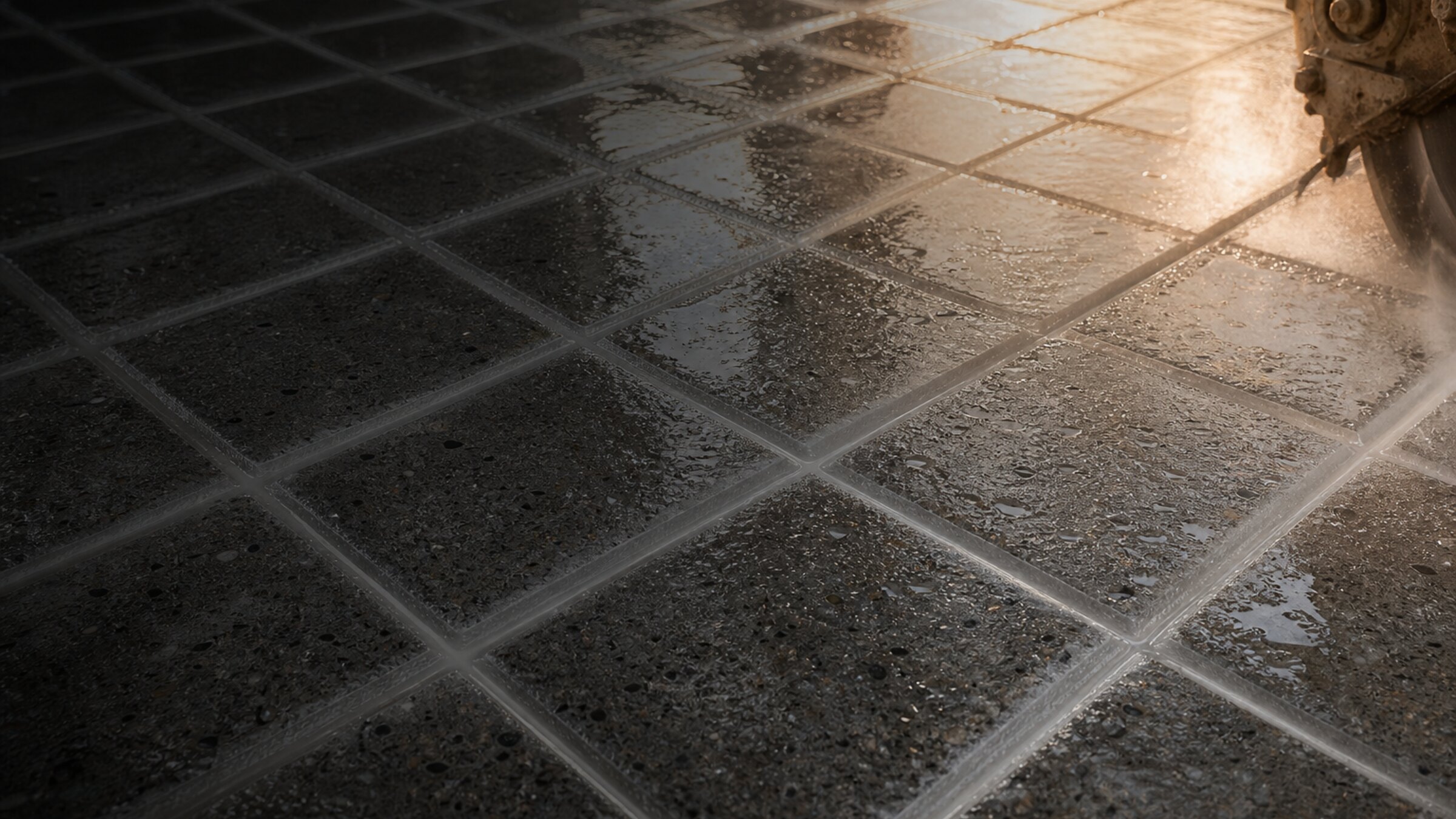 Sol de stabulation en béton rainuré anti-glisse